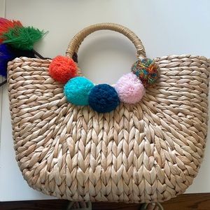 Amazon wicker beach bag